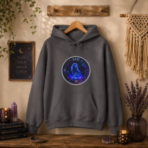 LEO Astro Alignment Zodiac Hoodie | Astrology Hoodie | Celestial Zodiac Sweatshirt | Cosmic Star Sign Hoodie | Mystic Moon Root