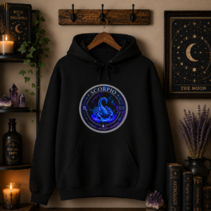 SCORPIO Astro Alignment Zodiac Hoodie | Astrology Hoodie | Celestial Zodiac Sweatshirt | Cosmic Star Sign Hoodie | Mystic Moon Root
