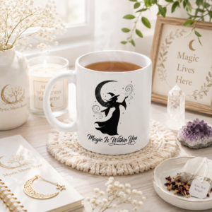 Magic Is Within You Mug (11oz15oz20oz) | Witchy Moon Ceramic Mug | Mystic Moon Root