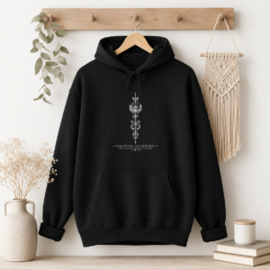 Celestial Alignment Moon Phase Hoodie (Front Design) | Celestial Spiritual Hoodie | Mystic Moon Root