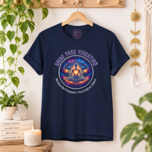 Raise Your Vibration T-Shirt | Manifestation & Positive Energy Celestial Tee