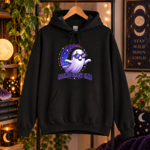 Cosmic Ghost Club Hoodie | Celestial Ghost Halloween Sweatshirt